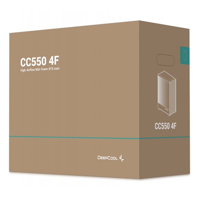 DeepCool CC550 4F Midi Tower Black DeepCool CC550 4F Midi Tower Black