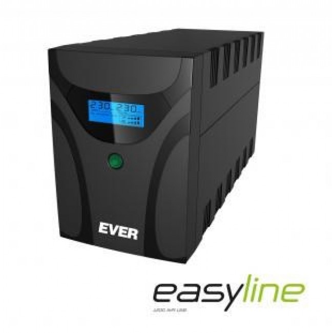 Ever EASYLINE 1200 AVR USB Line-Interactive 1.2 kVA 600 W 4 AC outlet(s) Ever EASYLINE 1200 AVR USB Line-Interactive 1.2 kVA 600 W 4 AC outlet(s)