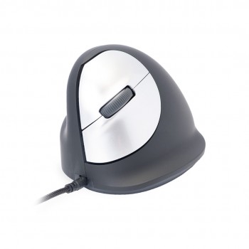 R-Go Tools Ergonomic mouse R-Go HE Break with break software, large (hand size 185 mm), left-handed, Wired, black
