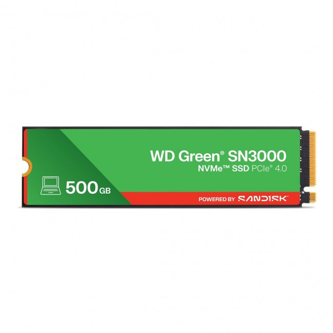 SanDisk SN3000 500 GB M.2 PCI Express 4.0 NVMe QLC 3D NAND (WDS500G4G0E) SanDisk SN3000 500 GB M.2 PCI Express 4.0 NVMe QLC 3D NAND (WDS500G4G0E)