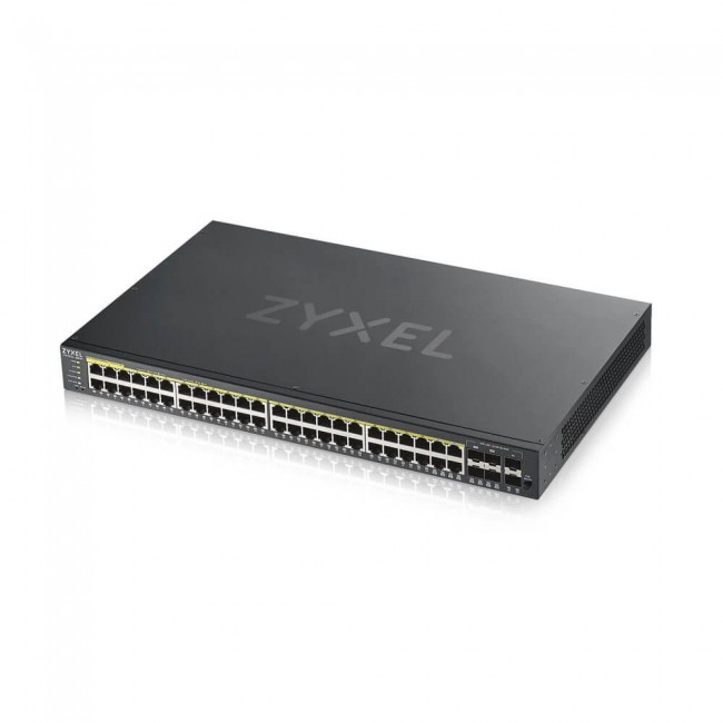 Zyxel GS1920-48HPV2 Managed Gigabit Ethernet (10/100/1000) Power over Ethernet (PoE) Black Zyxel GS1920-48HPV2 Managed Gigabit Ethernet (10/100/1000) Power over Ethernet (PoE) Black