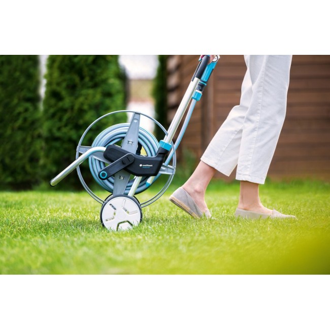 CELLFAST 55-050 EXPLORER garden hose reel Cart reel 1/2 60 m Black, Blue, Grey CELLFAST 55-050 EXPLORER garden hose reel Cart reel 1/2 60 m Black, Blue, Grey