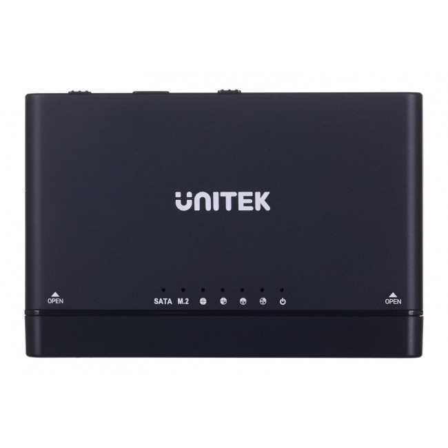 UNITEK S1222A cable gender changer USB 3.2 SATA 2,5/3,5' & M.2 PCIE/NVME Black