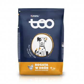 TEO Rich in poultry - dry dog food - 9kg