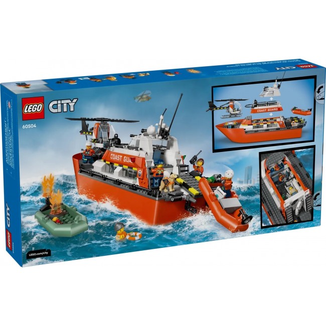LEGO CITY 60504 Coast Guard Rescue Boat and Helicopter LEGO CITY 60504 Coast Guard Rescue Boat and Helicopter