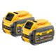 DeWalt battery FlexVolt 18/54V 6.0/2.0Ah 2 pcs DeWalt battery FlexVolt 18/54V 6.0/2.0Ah 2 pcs