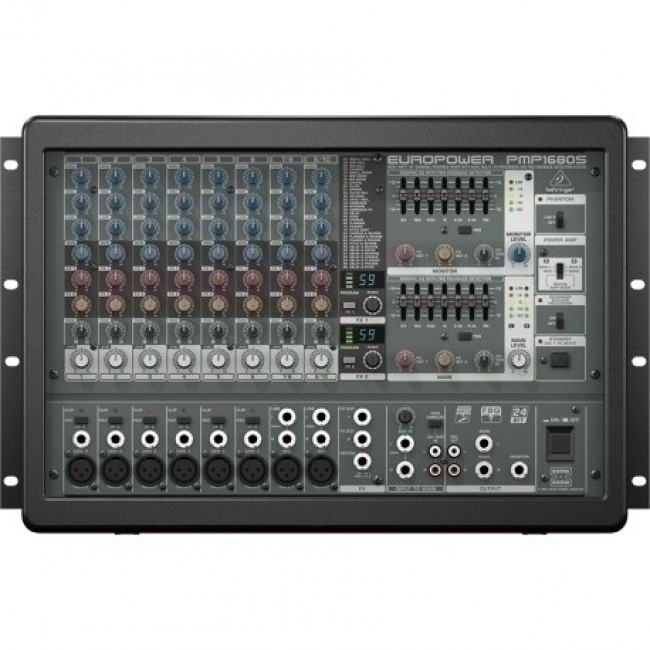 Behringer PMP1680S audio mixer 10 channels 10 - 200000 Hz Black Behringer PMP1680S audio mixer 10 channels 10 - 200000 Hz Black