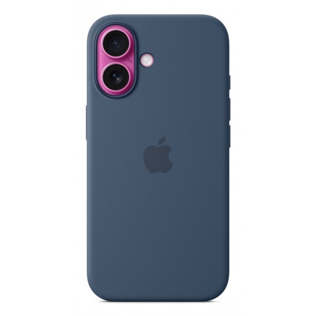 Apple iPhone16 Silicone Case with MagSafe - Denim Apple iPhone16 Silicone Case with MagSafe - Denim