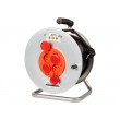 PR-61 extension cord 4-sockets with grounding 50m metal drum 3x2.5mm