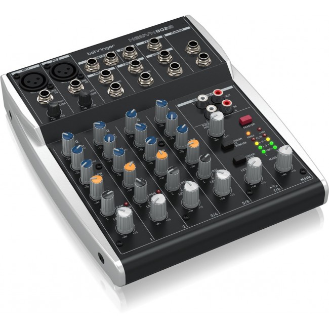 Behringer Xenyx 802S 2 channels Black, Silver