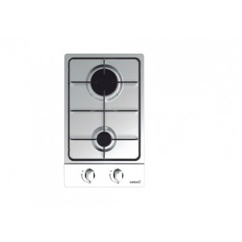 CATA Hob GI 3002 X Gas Number of burners/cooking zones 2 Rotary knobs Stainless steel