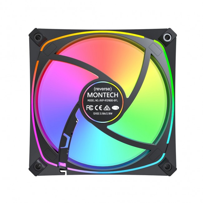 Montech RX120 PRO Computer case Fan 12 cm White 3 pc(s) Montech RX120 PRO Computer case Fan 12 cm White 3 pc(s)