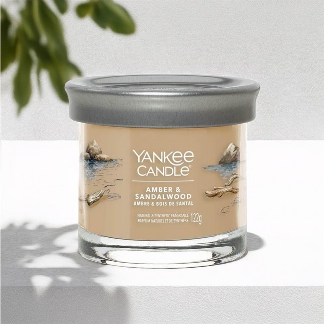Scented Candle YANKEE CANDLE AMBER & SANDALWOOD 122 g