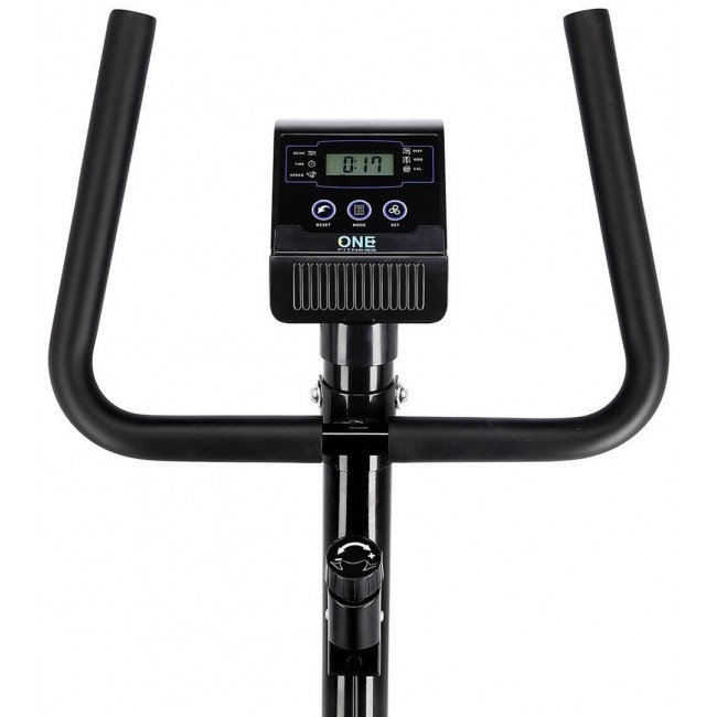 One Fitness mechanisches Fahrrad RW3011 schwarz und orange
