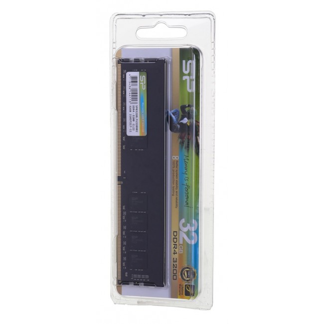 SILICON POWER DDR4 UDIMM RAM memory 3200 MHz CL22 32 GB (SP032GBLFU320X02) Black SILICON POWER DDR4 UDIMM RAM memory 3200 MHz CL22 32 GB (SP032GBLFU320X02) Black