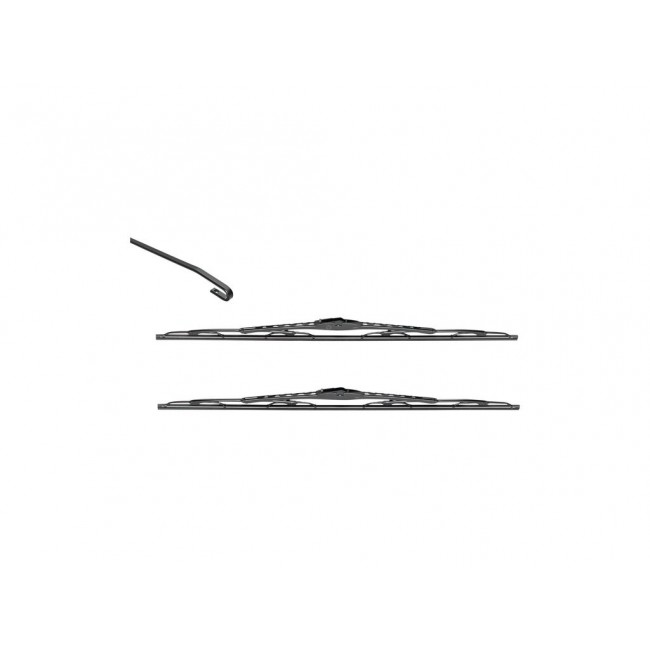 Skeleton wiper blade front (2pcs) VM213 Silencio 600mm fits for: IVECO DAILY IV, DAILY V, MERCEDES E (W213), BMW 7 (E38), 7 (E65, E66, E67), OPEL MERIVA A, ZAFIRA A 10.94-10.23