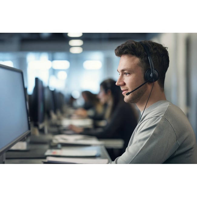 IMPACT 100 MS Mono USB-C+A - Headset - Mono