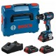 BOSCH. UDF SCREWDRIVER. GSB 18V-90C 3xPC4,0Ah 64/36Nm LB...