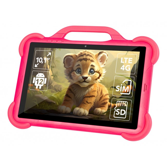 Tablet KidsTAB10 4G BLOW 4/64GB pink + case Tablet KidsTAB10 4G BLOW 4/64GB pink + case