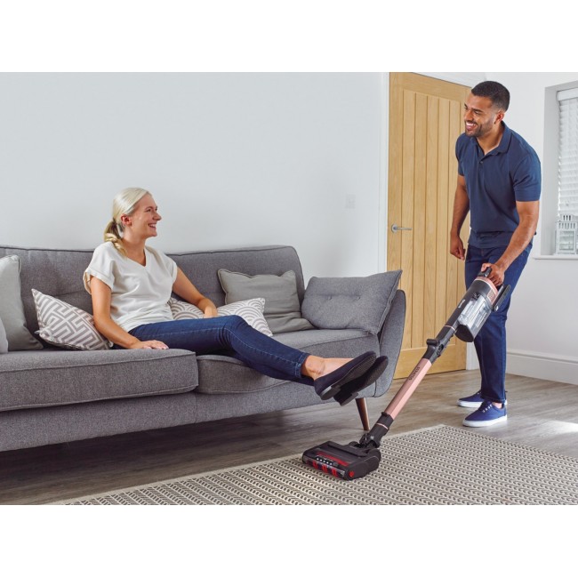 Shark Stratos 2-in-1 stick vacuum Battery Dry Bagless Black, Peach