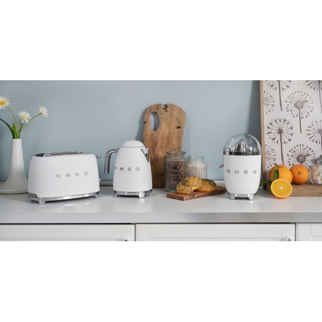 Smeg 50's Style Toaster TSF01WHMEU White