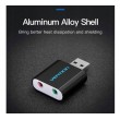 Vention USB External Sound Card Black Metal Type