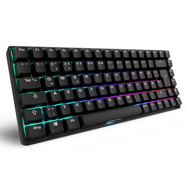 Sharkoon SGK50 S3 keyboard Gaming USB QWERTZ German Black