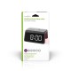 Nedis WCACQ30BK alarm clock Digital alarm clock Black