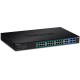Trendnet TPE-5028WS network switch Managed Gigabit Ethernet (10/100/1000) Power over Ethernet (PoE) 1U Black