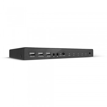 Lindy KVM Switch HDMI 18G, USB 2.0 & Audio, 4 Port