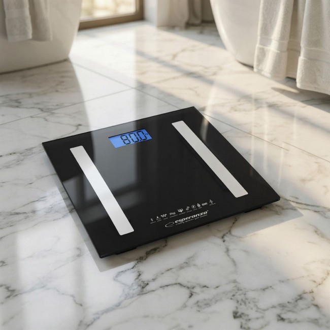 Esperanza EBS016K personal scale Electronic personal scale Square Black Esperanza EBS016K personal scale Electronic personal scale Square Black