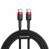 Baseus Cafule USB cable 2 m USB C Black, Red