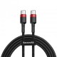 Baseus Cafule USB cable 2 m USB C Black, Red