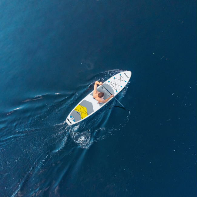 REBEL ACTIVE inflatable SUP board, 350x81x15cm, white REBEL ACTIVE inflatable SUP board, 350x81x15cm, white