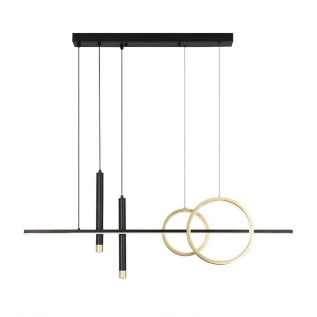 LAMP PENDANT COMBO 23W 3K BLACK/GOLD LAMP PENDANT COMBO 23W 3K BLACK/GOLD
