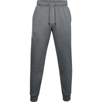 Spodnie męskie Under Armour Rival Fleece 3Logo Jogger ciemnoszare 1357131 012 S
