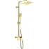 Shower head with bathtub mixer - movable spout