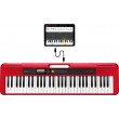 Casio CT-S200 MIDI keyboard 61 keys USB Red, White