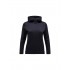 Women's polar fleece Peak Performance Rider Tech Zip Hood - black