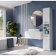 Topeshop S30 BIEL bathroom storage cabinet White