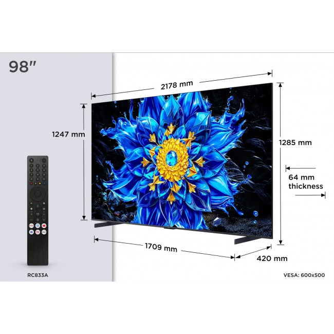 TCL P8L 98P8L TV 2.49 m (98
