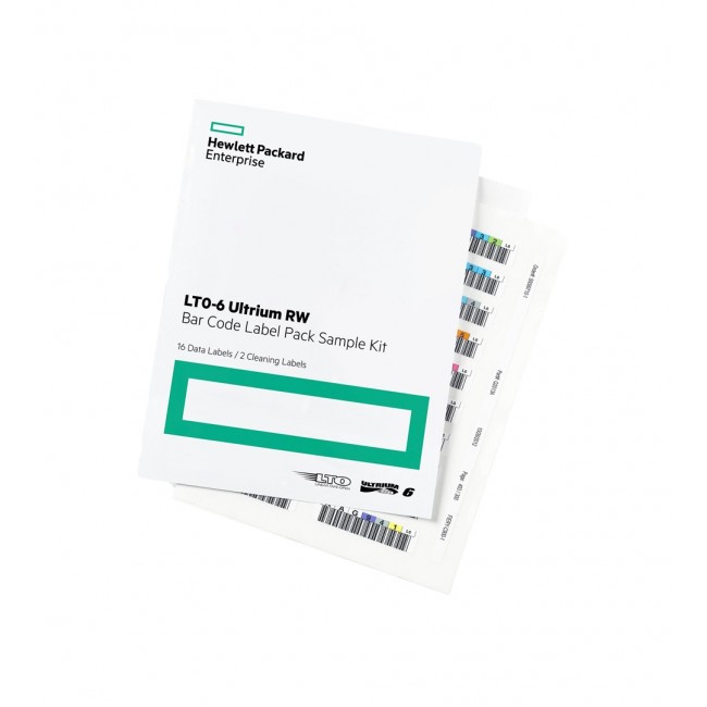 HPE LTO6 Ultrium Barcode Label RW (100+10) Q2013A