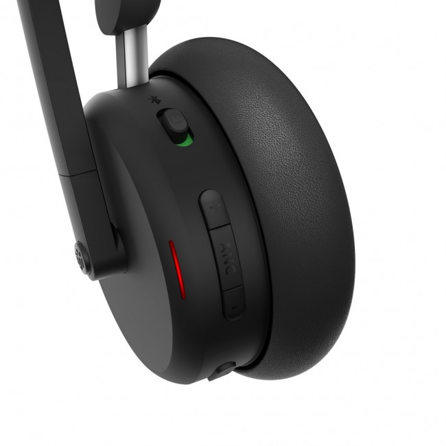 Lenovo 6550 Headset Wireless Head-band Office/Call center USB Type-C Bluetooth Black