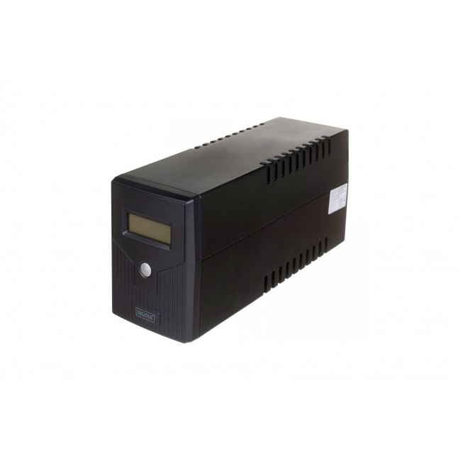 Digitus DN-170064-LCD uninterruptible power supply (UPS) Line-Interactive 0.8 kVA 480 W 2 AC outlet(s)