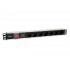 Equip 7-Outlet German Power Distribution Unit with Surge Protection and Switch