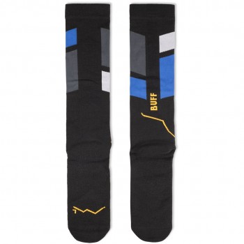 BUFF THERMONET Over The Calf Socks, Black, L