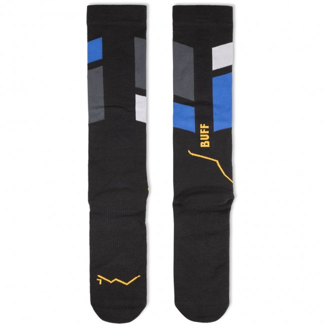 BUFF THERMONET Over The Calf Socks, Black, L