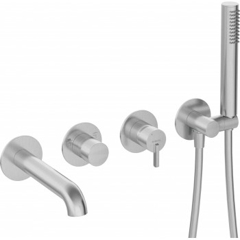 4-hole concealed bathtub mixer