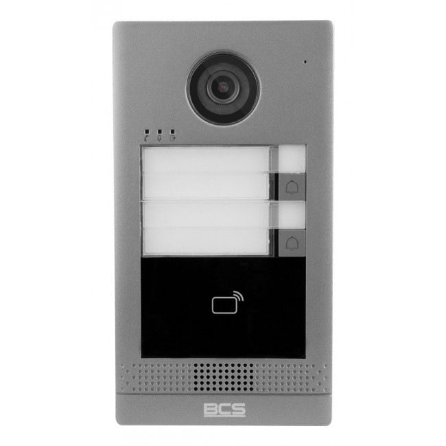 BCS BCS-P-PAN2001G video intercom system 2 MP Silver, Black BCS BCS-P-PAN2001G video intercom system 2 MP Silver, Black