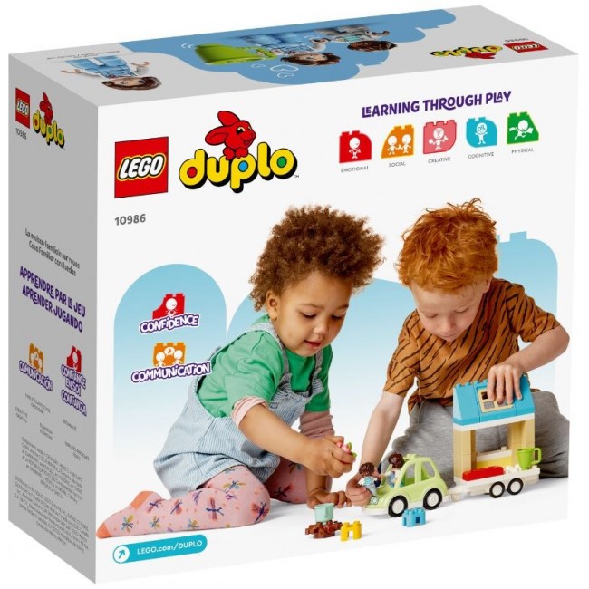 LEGO DUPLO 10986 FAMILY HOUSE ON WHEELS